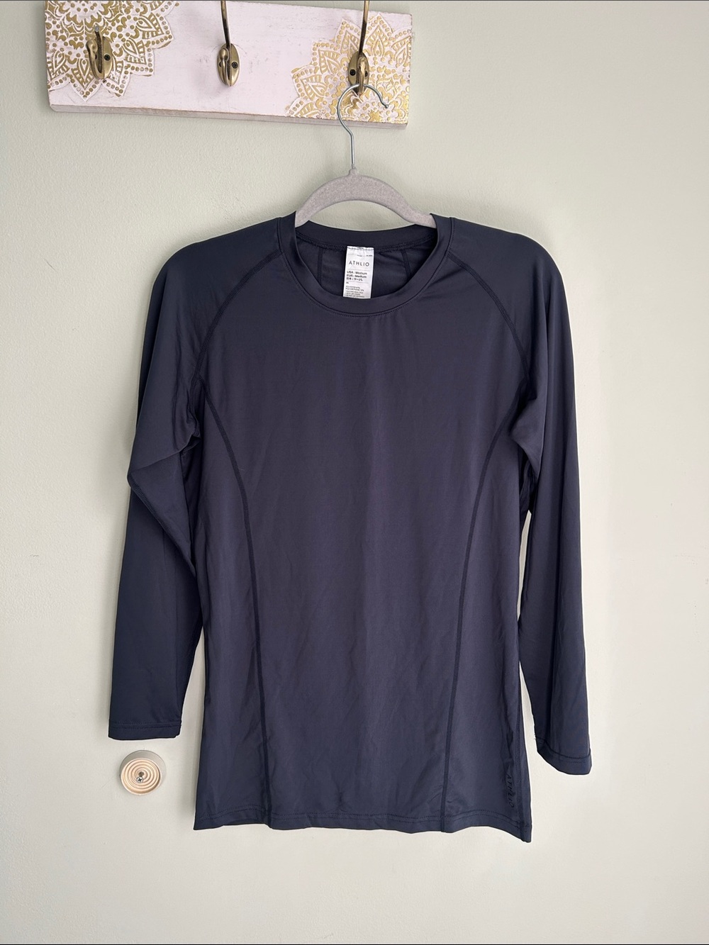 Men's Long Sleeve Performance Tee - Black